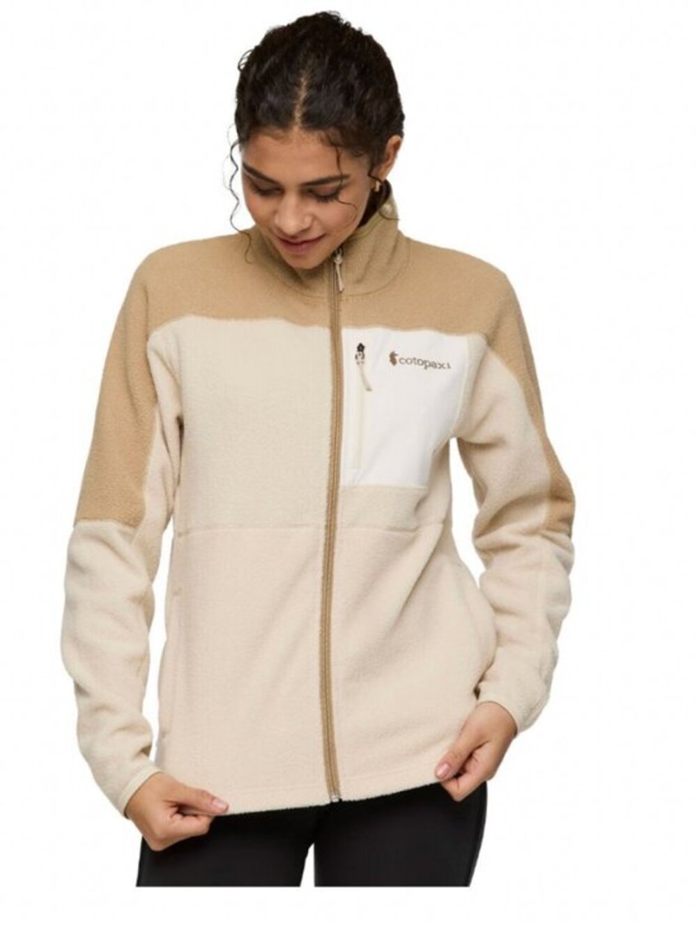 NWT cotopaxi Cream Full-Zip Sherpa Fleece Jacket Size Small S